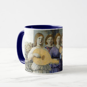 FÖDELSE, JULENGLAR av PIERO DELLA FRANCESCA Mugg