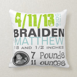 Födelse kudder kudde