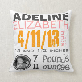 Födelse kudder kudde