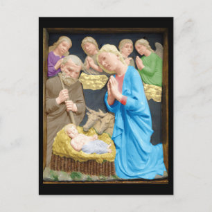 FÖDELSE Luca Della Robbia Vykort