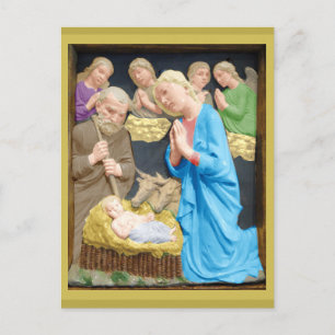 FÖDELSE Luca Della Robbia Vykort