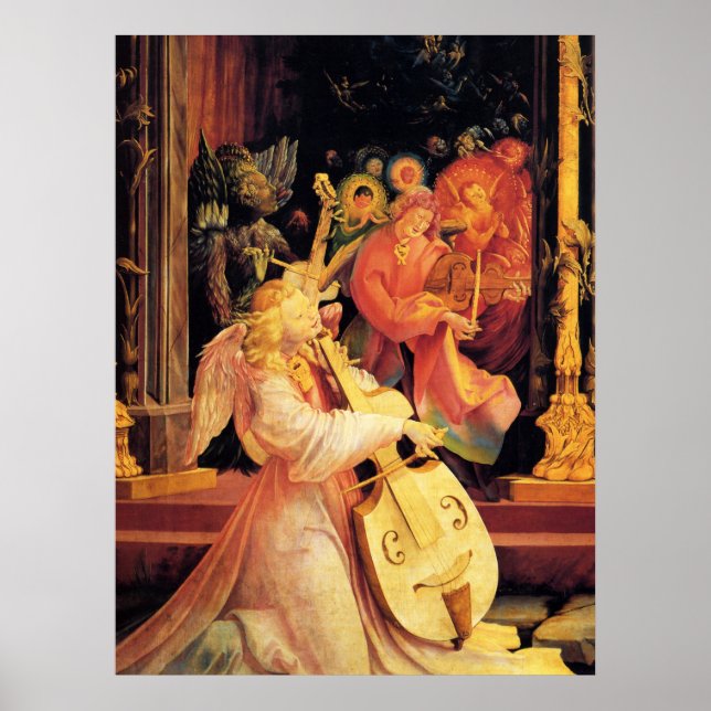 FÖDELSE, MUSIKGJANDE ÄNGLAR - JULENS MAGI POSTER (Framsidan)