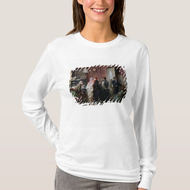 Födelse stadshus t shirt (Framsida)