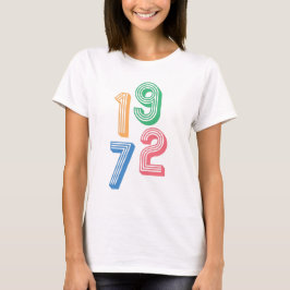 Födelseår - 1972 - 50:e födelsedagen T-Shirt