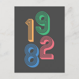 Födelseår - 1982 - 40:e födelsedagen vykort