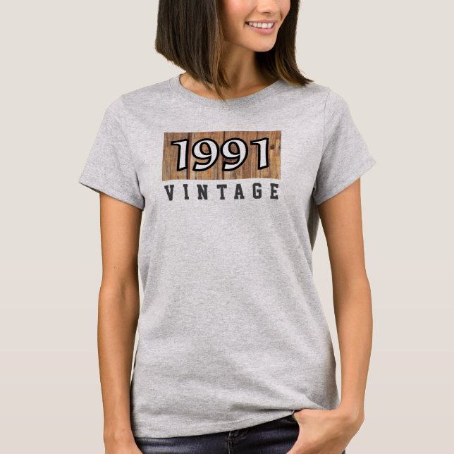 Födelseår T-Shirt 1991 (Framsida)
