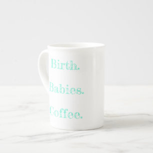Födelsearbete är den BÄST arbetskaffemuggen Benporslin Mugg