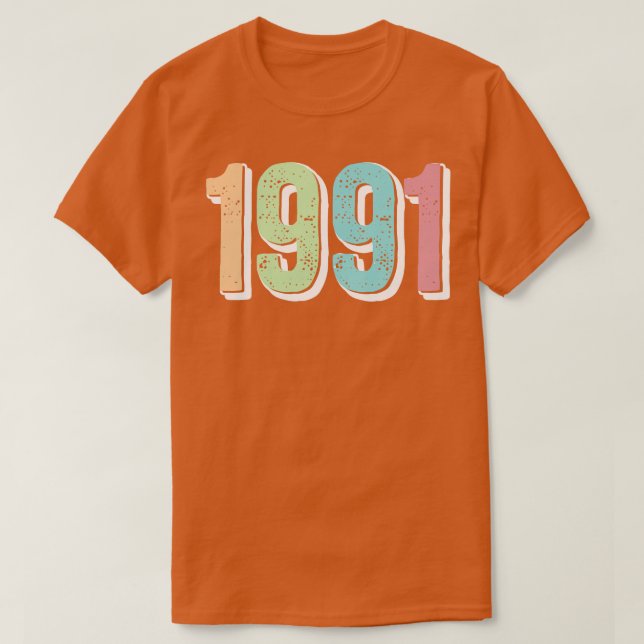 FÖDELSEÅRET 1991 T SHIRT (Design framsida)