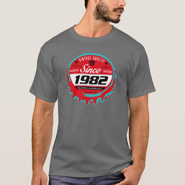 FödelseårsT-tröja 1982 T Shirt (Framsida)