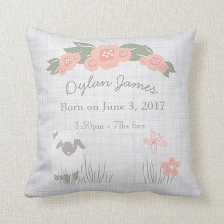 Födelsebabyen kudder barnkammare för kudde