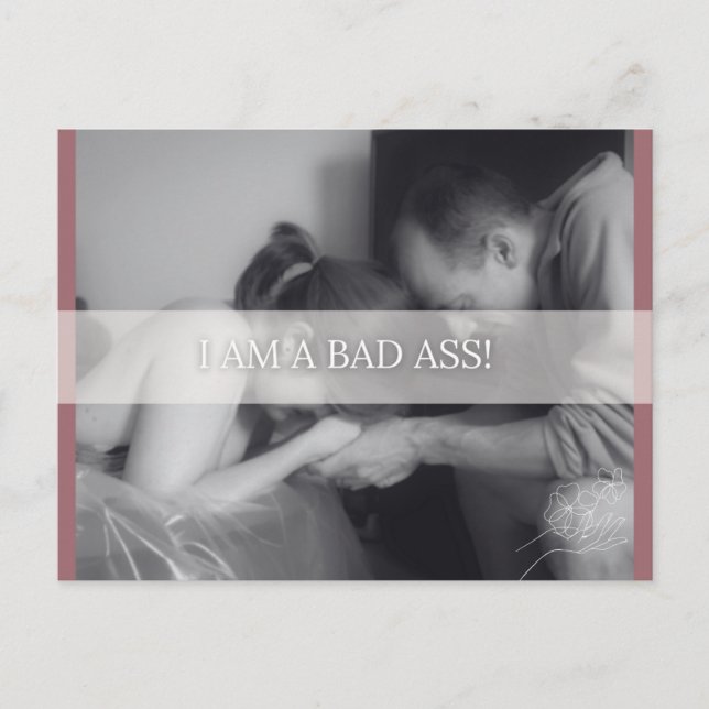 Födelsebekräftelsekort Helg Vykort (Framsida)