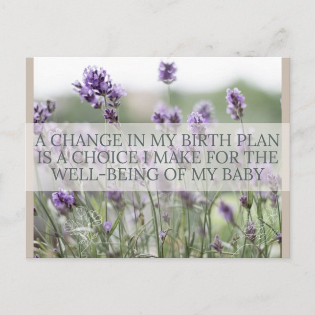 Födelsebekräftelsekort Helg Vykort (Framsida)