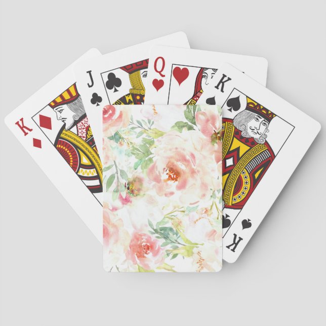 Födelseblomma Casinokort (Baksidan)