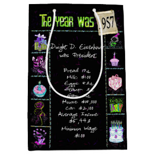 Födelsedag 1957 Roligt Trivia On Black