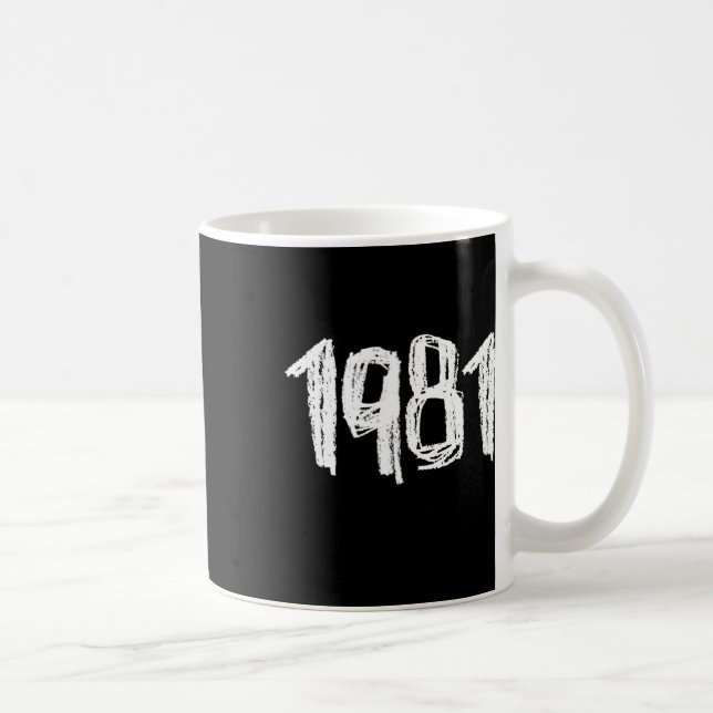 Födelsedag 1981 kaffemugg (Höger)