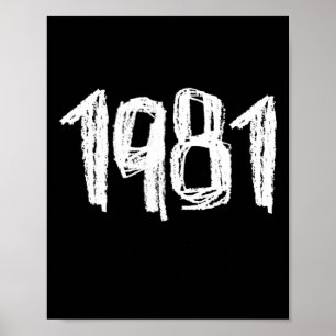 Födelsedag 1981 poster