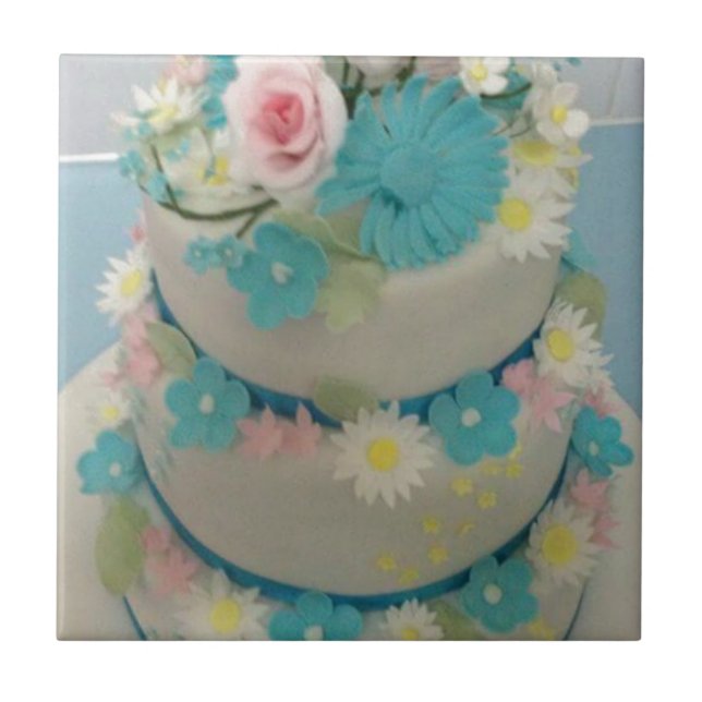 Födelsedag 1 kakelplatta (Framsidan)