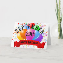 Födelsedag 29 september