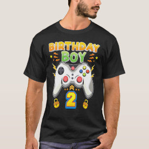 Födelsedag 2 år gamla spelskamrar för andra spel t shirt