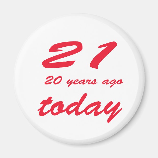 födelsedag 41 magnet (Framsidan)