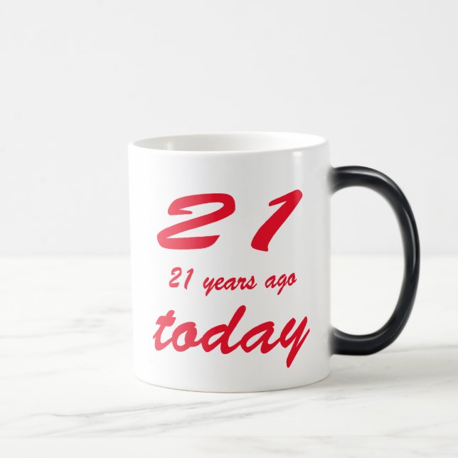 födelsedag 42 magisk mugg (Höger)