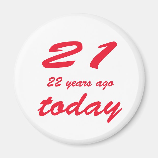 födelsedag 43 magnet (Framsidan)