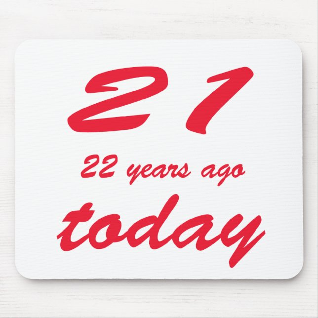 födelsedag 43 musmatta (Framsidan)