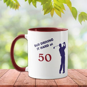 Födelsedag 50 Golfer Mugg