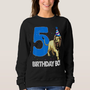 Födelsedag 5 Uppfödning av Lejona Tees Vild Animal T Shirt