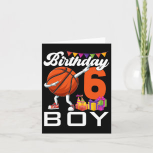 Födelsedag 6 ÅRS Ålder Bysketbyll 6 Kort