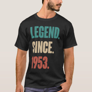 Födelsedag 70:e Dekorationen 70 år gammal Vintage T Shirt