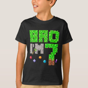 Födelsedag 7:e födelsedag Im 7 år gammal gamer Pix T Shirt