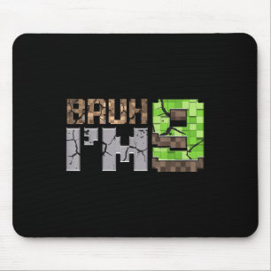 Födelsedag: 9:e Bruh Im 9 år gammal Gamer Pixel N Musmatta