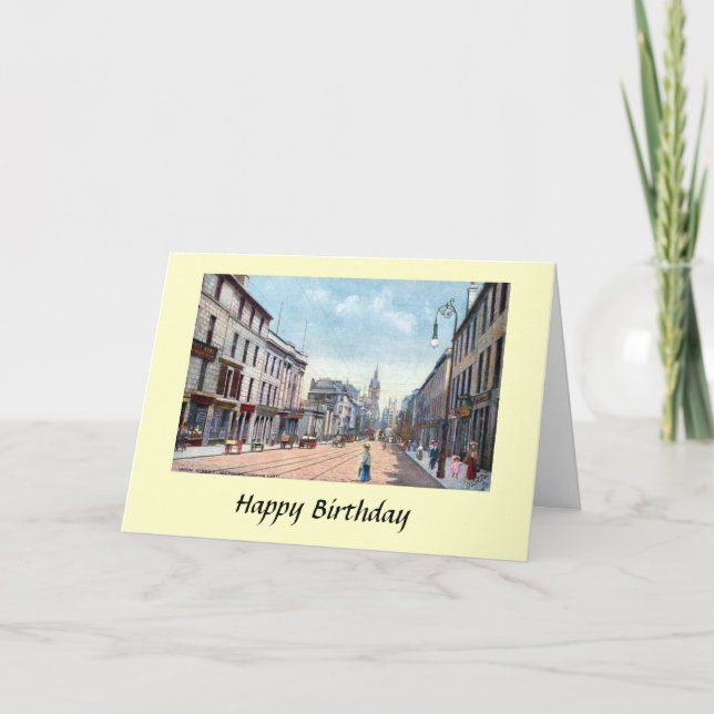 Födelsedag - Aberdeen, Skottland Kort (Front)