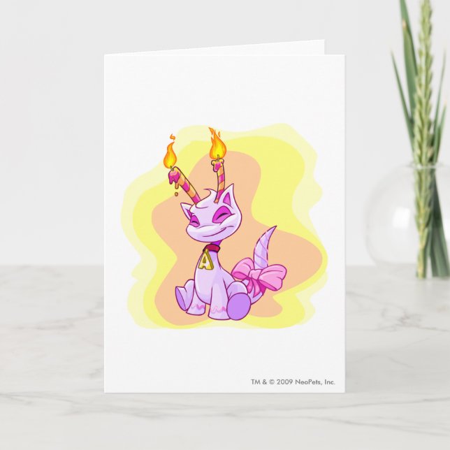 Födelsedag Aisha Kort (Framsida)