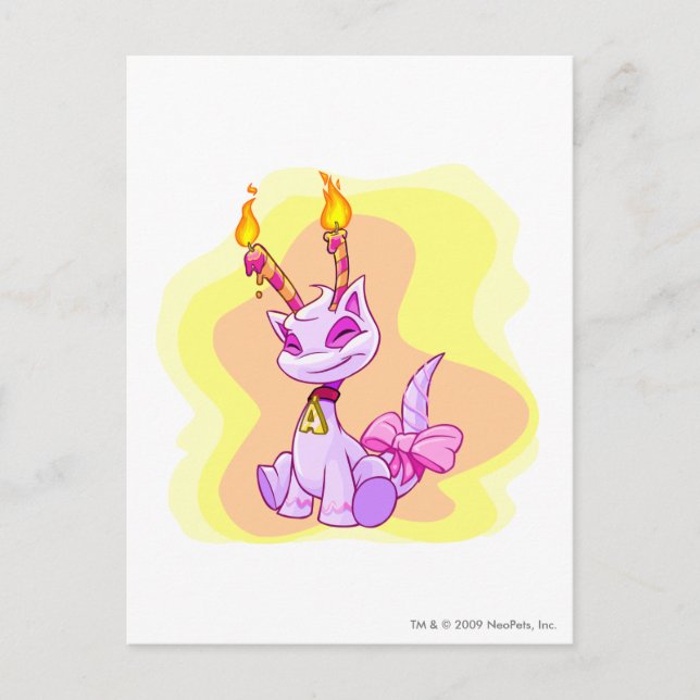 Födelsedag Aisha Vykort (Framsida)