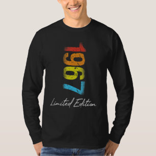 Födelsedag År 1967 Använt Grunge-Vintage T Shirt