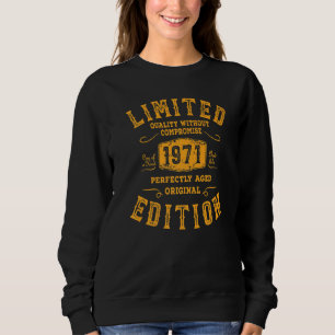 Födelsedag År 1971 Använt Grunge-Vintage T Shirt