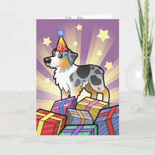 Födelsedag Australian shepherd Kort