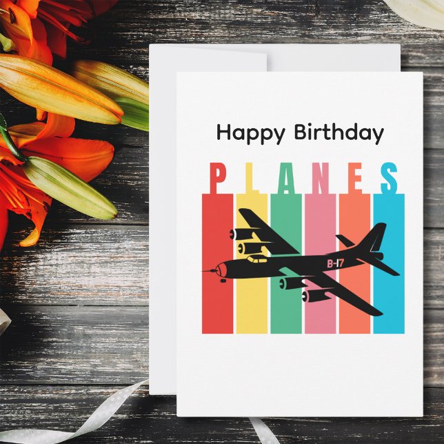 Födelsedag B-17 Vintage Flygplan Militär luftfart (Skapare uppladdad)