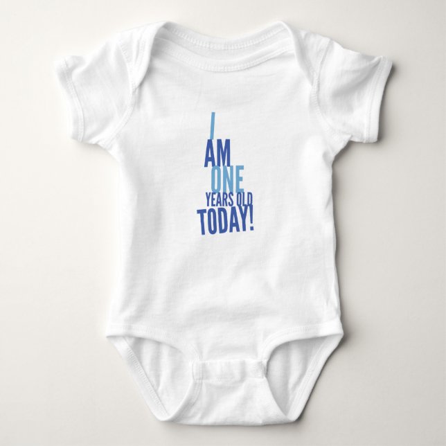 Födelsedag - Baby Jersey Bodydräkt T Shirt (Framsida)