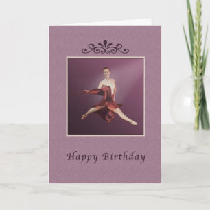 Födelsedag, Ballerina i rött Kort