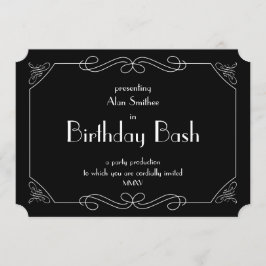 Födelsedag Bash Inbjudningar