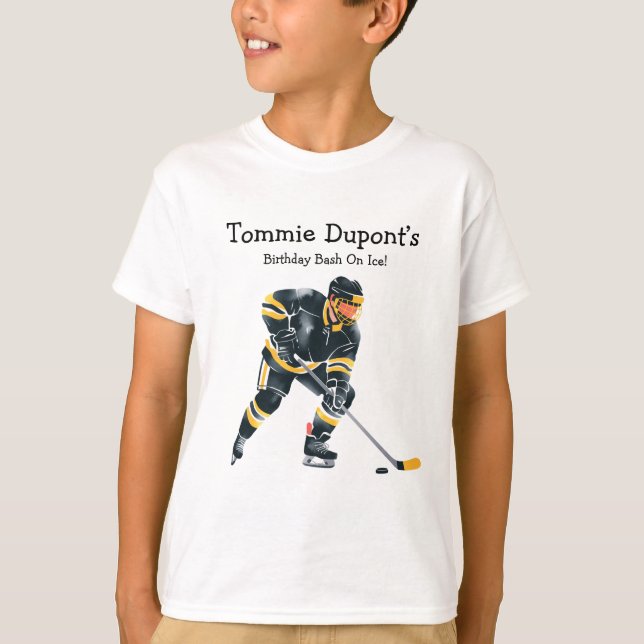 Födelsedag Bash on Ice T Shirt (Framsida)