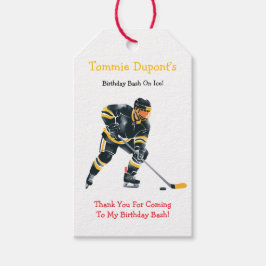 Födelsedag Bash on Ice Tack Presentetikett
