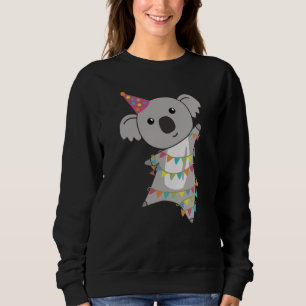 Födelsedag Bear Koala Bear Bear Garland Sweatshirt T Shirt