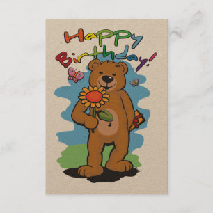 Födelsedag Bear Kort