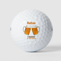 Födelsedag Beer Cheers Golf Bollar