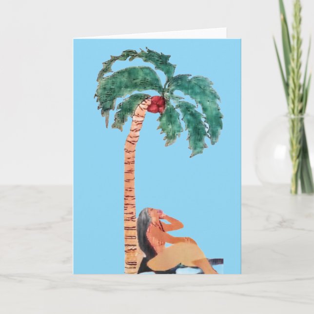 Födelsedag (Blank Inside) Kort (Framsida)