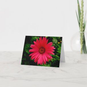 Födelsedag - Blomma-liten rosa Kort